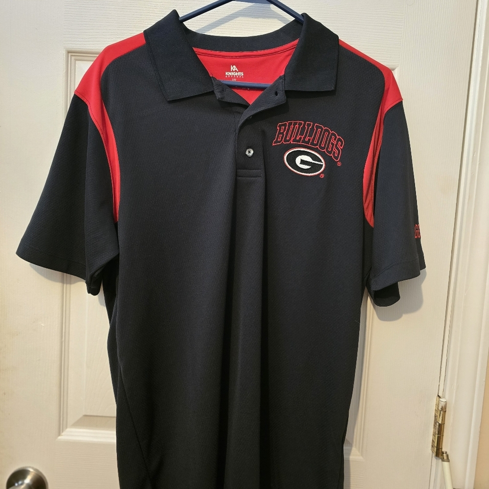 Mens Black and red georgia  shirt not of brand